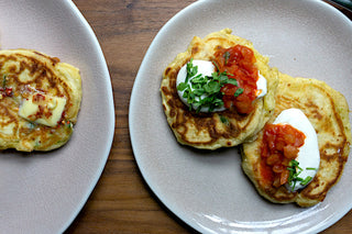 Savoury Drop Scones with Cheddar and Jalapeño