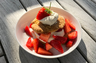 Kelly's Cornmeal Strawberry Shortcakes