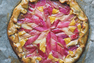 Rhubarb, Orange & Ginger Free-Form Tart