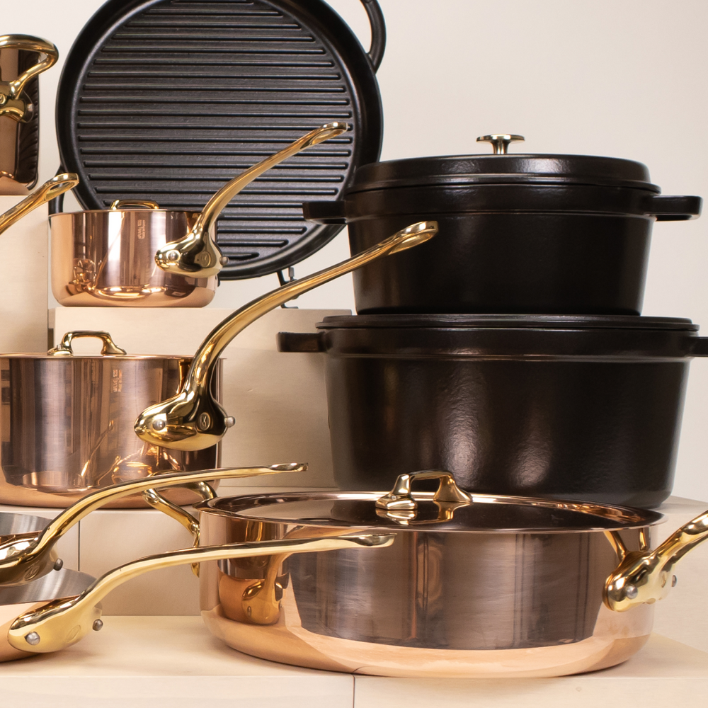 Mauviel M'200B Copper Saute Casserole with Lid