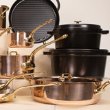 Mauviel M'200B Copper Saute Casserole with Lid