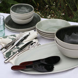 Sarah Petherick Short Salad Servers / Rosewood & Horn