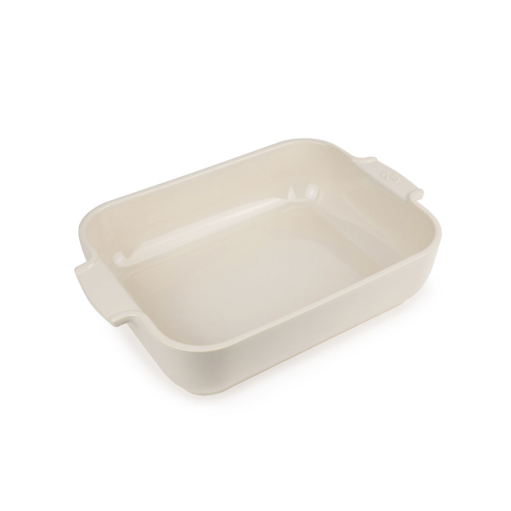 Peugeot Appolia Ceramic Rectangular Baking Dish / Ecru
