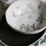 Bertozzi Porcelain Bowl / 25cm / Giardino