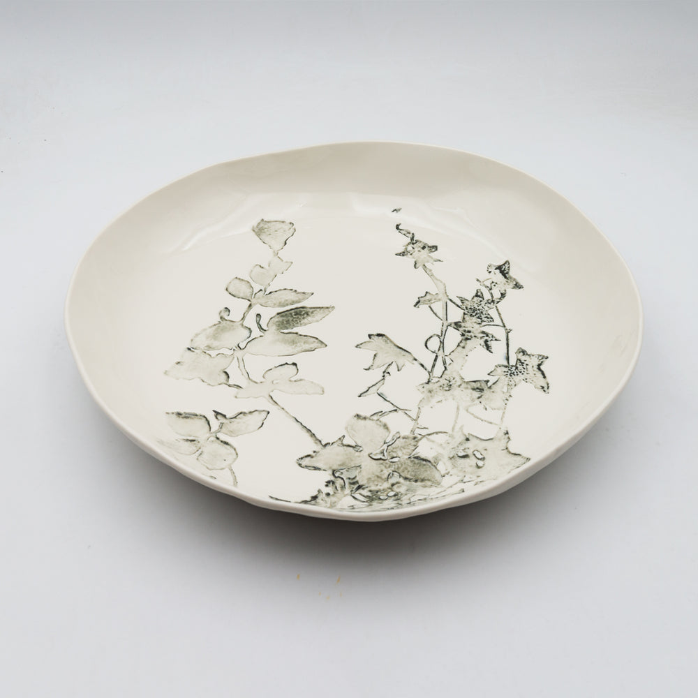 Bertozzi Porcelain Round Platter / 35cm / Giardino