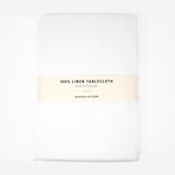 Borough Kitchen Linen Tablecloth / White