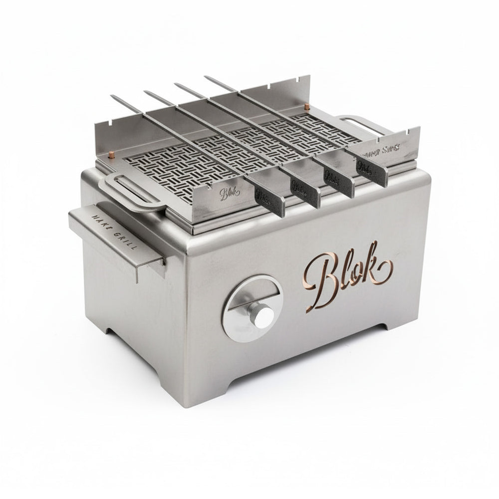 Blok Hako Table Grill / Stainless Steel