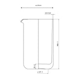 Classic Mixing Glass / 600ml