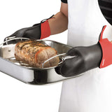 Cuisipro Kitchen Grips Chef's Mitt / Large / Black and Red