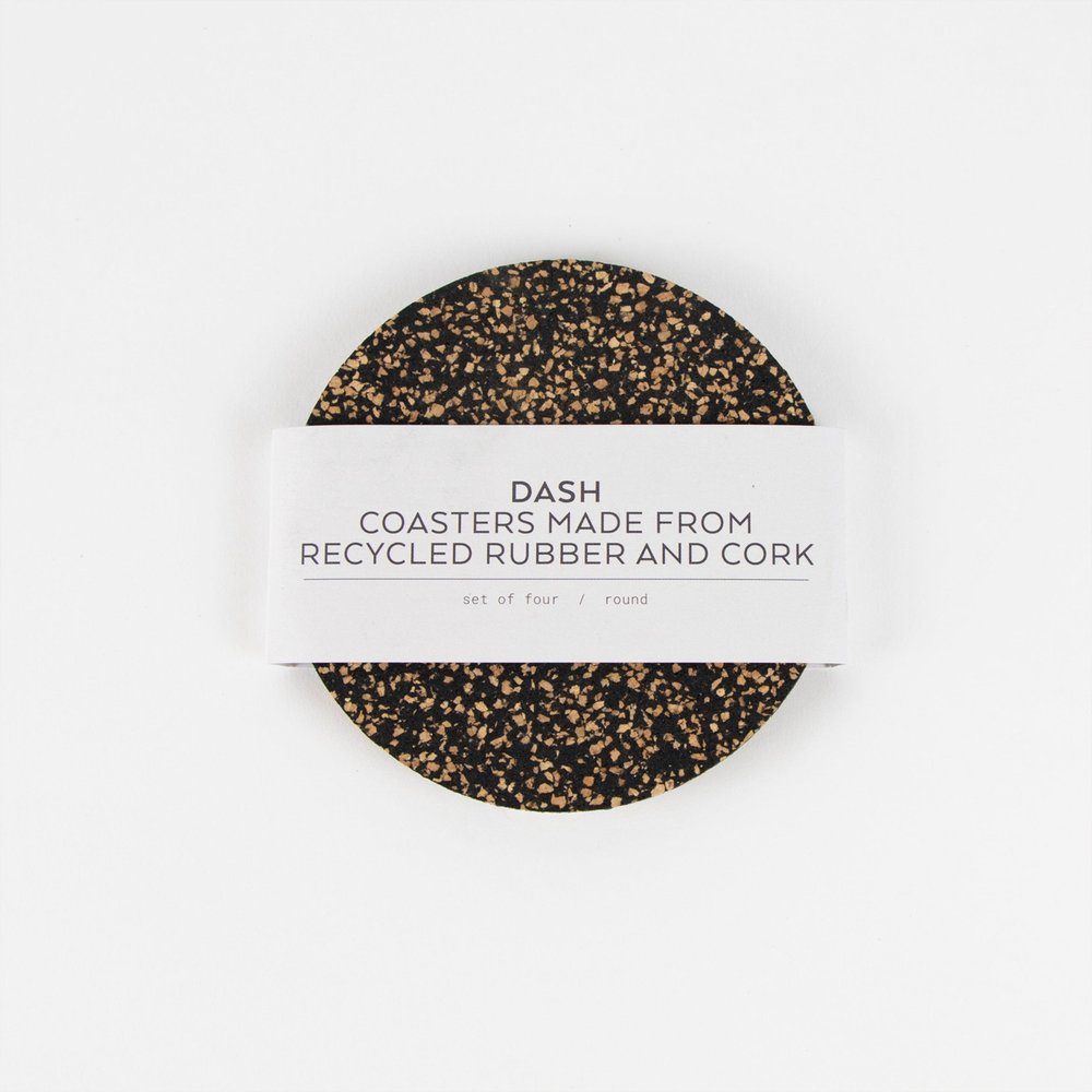 Dash Round Coaster / 10cm / Set of 4