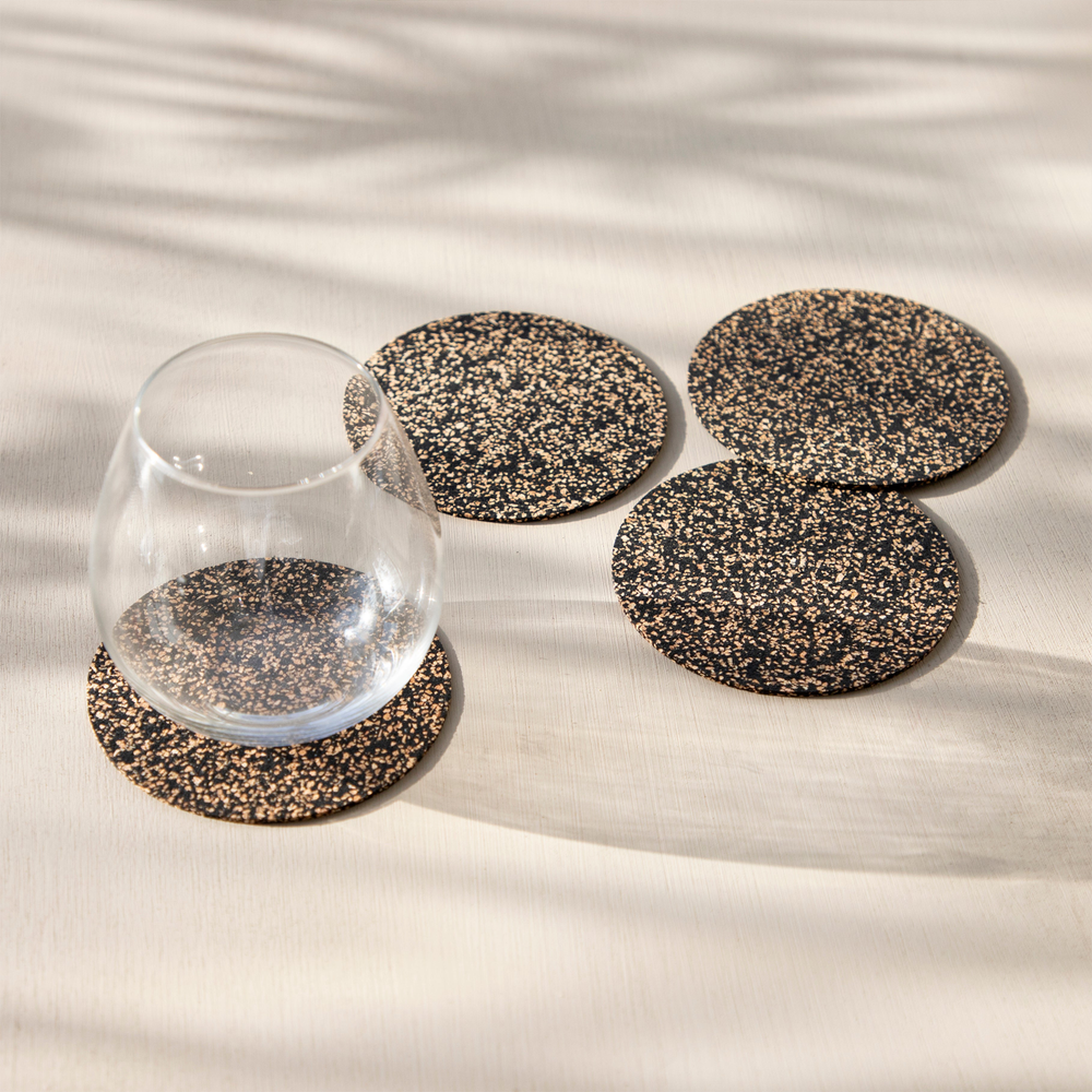 Dash Round Coaster / 10cm / Set of 4