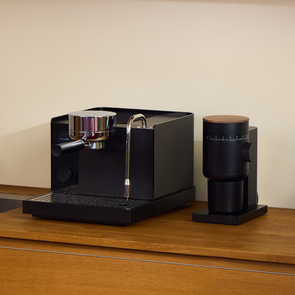 Fellow Espresso Series 1 and Opus Grinder Gen 2 Set / Black and Walnut