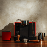 Fellow Series 1 Espresso Machine / Cherry Red & Walnut