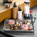 Gefu Variado Stainless Steel Baking Tray with Wire Rack