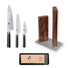 Kai Shun Classic 3 Knife, Whetstone and Block Set / Walnut Block