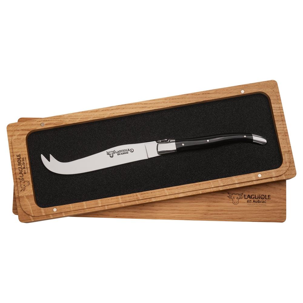 Laguiole en Aubrac Fork-Tipped Cheese Knife / Buffalo Horn