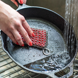 Lodge Cast Iron Red Chainmail Scrubbing Pad