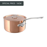 Mauviel M'150S Saucepan with Copper Lid