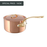 Mauviel M'200B Copper Saucepan with Lid