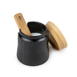 Peugeot Bali Fonte Cast Iron Salt Cellar / Black