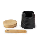 Peugeot Bali Fonte Cast Iron Salt Cellar / Black
