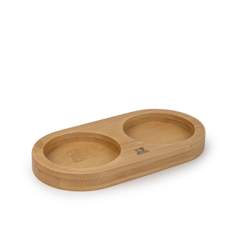 Peugeot Linea Bamboo Salt & Pepper Mill Tray / Natural