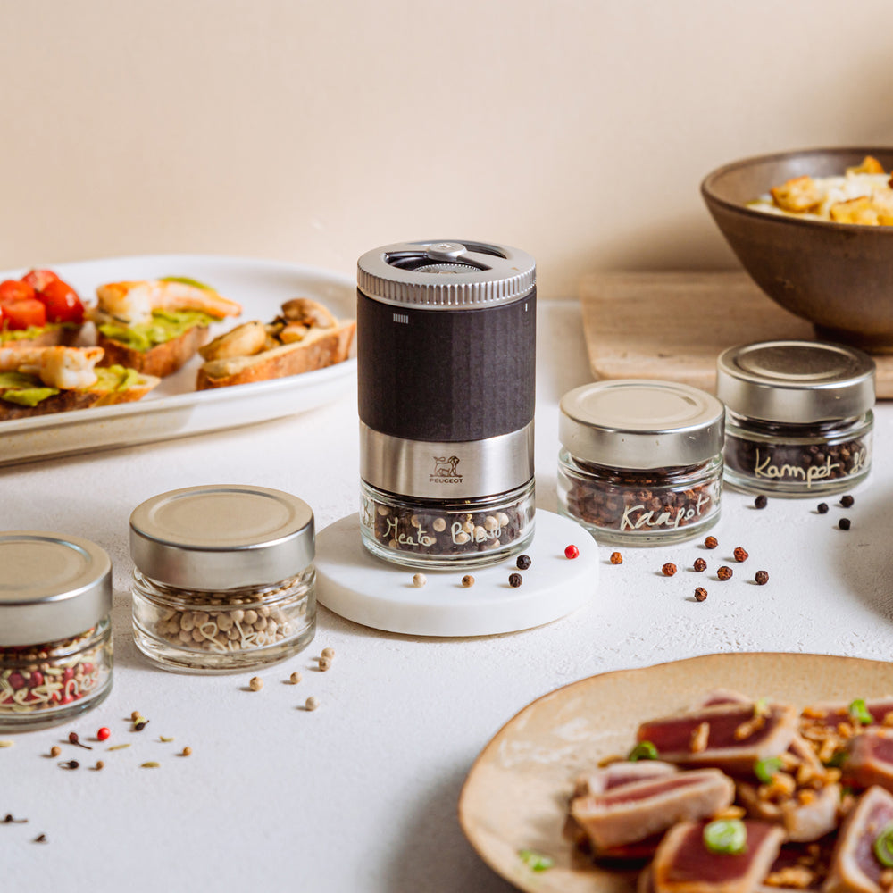 Peugeot Maestro Salt & Pepper Refill Jars / Set of 3