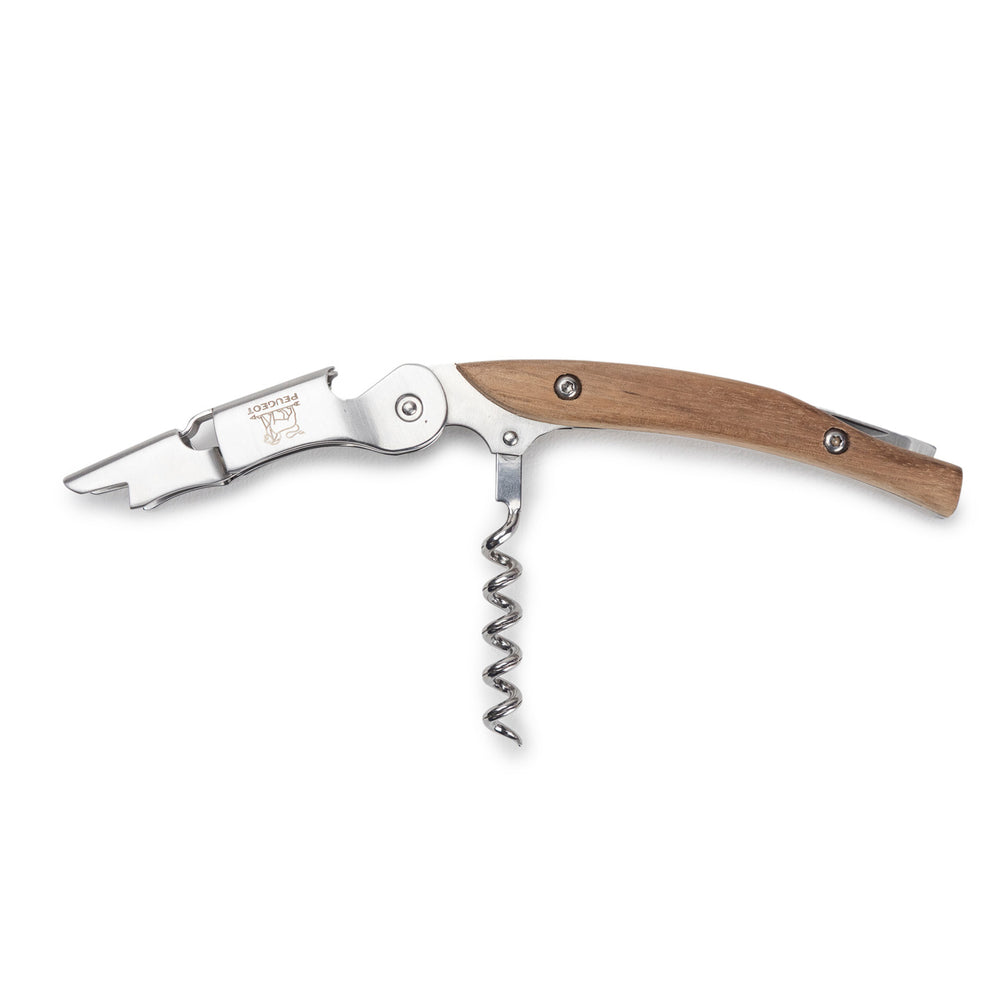 Peugeot Malbec Double-Lever Sommelier's Corkscrew / Walnut