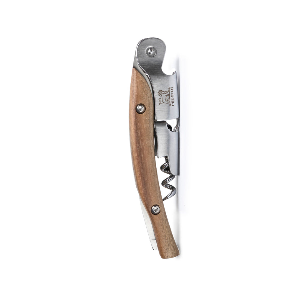 Peugeot Malbec Double-Lever Sommelier's Corkscrew / Walnut