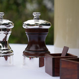 Peugeot Palace Wood & Silver Pepper Mill