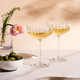 Richard Brendon Fluted Champagne Coupe Glass