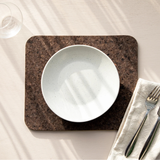 Smoked Cork Rectangular Placemat 29.5x25cm / Set of 4