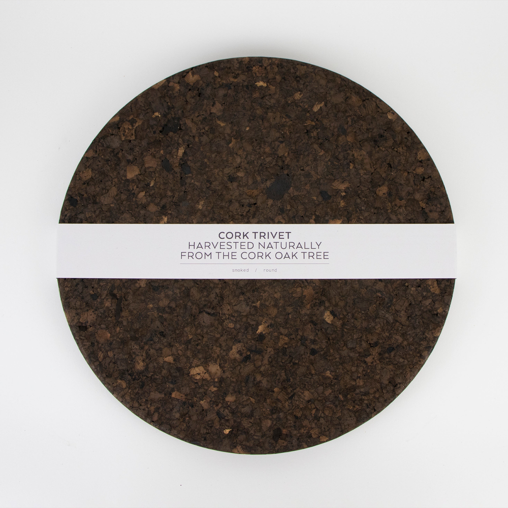 Smoked Cork Trivet