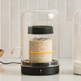 Sourhouse Goldie Sourdough Starter Warmer and Quart Jar Set / Black