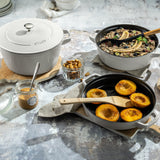 Staub Stackable 3 Piece Pot Set / White Truffle