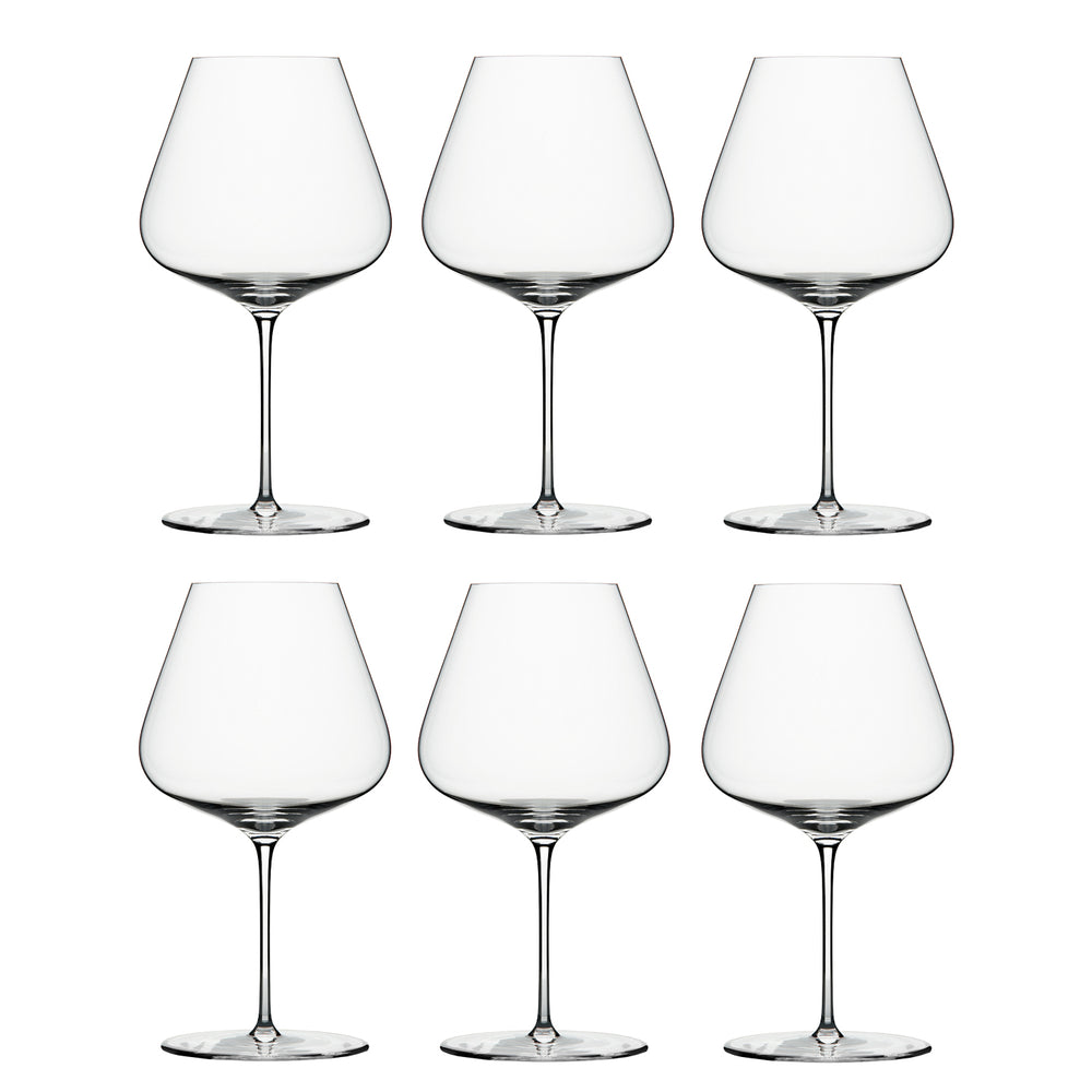 Zalto Burgundy Wine Glasses / Set of 6