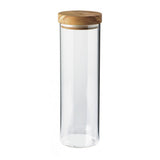Berard Olivewood Glass Storage Jar with Olivewood Lid