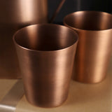 Brushed Copper Water Cup