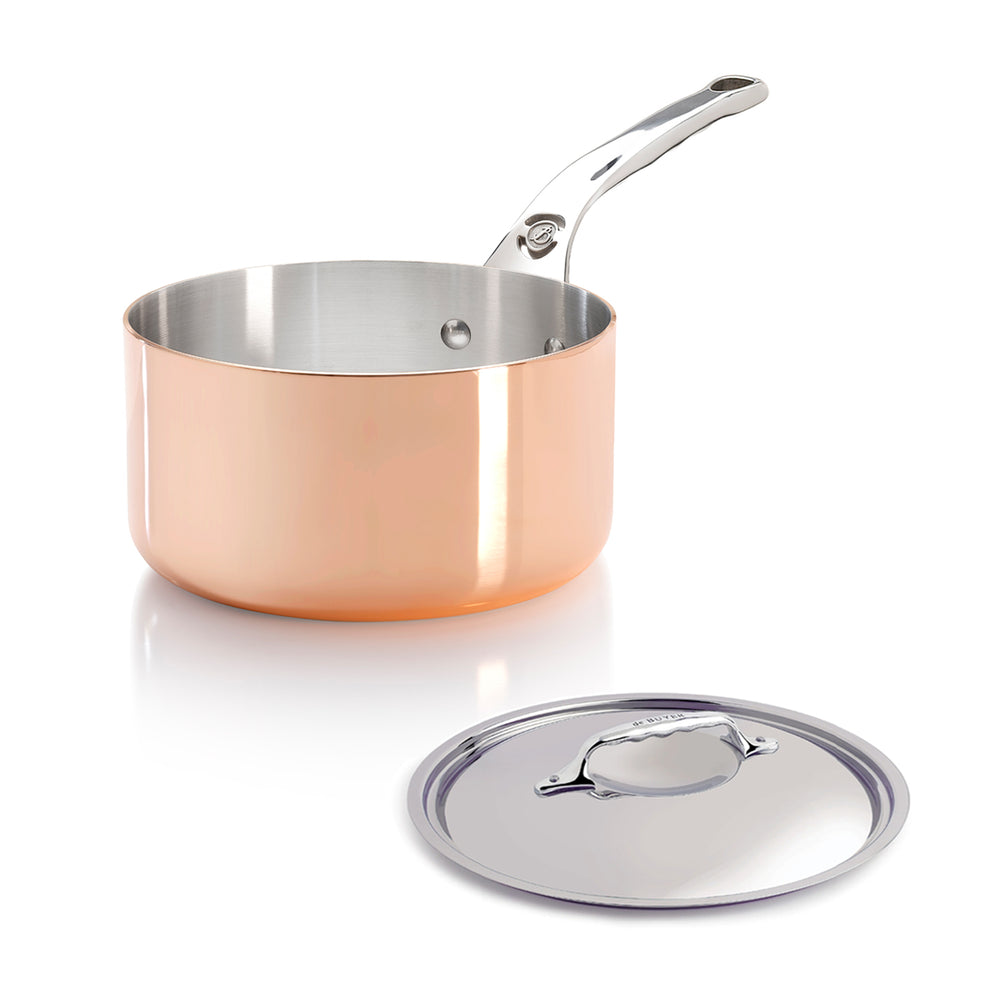 De Buyer Prima Matera SS Induction Saucepan with Lid