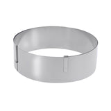 De Buyer Expandable Stainless Steel Cake Ring / 18-36cm