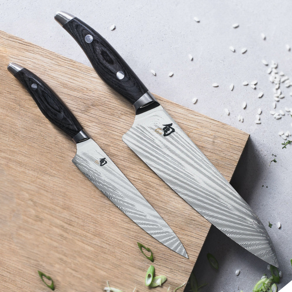 Kai Shun Nagare 5 Knife and Whetstone Set
