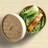 KitchenCraft Two-Tier Bamboo Steamer Basket