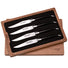 Laguiole en Aubrac 4-Piece Steak Knife Set / Buffalo Horn