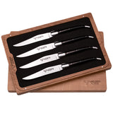 Laguiole en Aubrac 4-Piece Steak Knife Set / Buffalo Horn