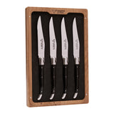 Laguiole en Aubrac 4-Piece Steak Knife Set / Buffalo Horn