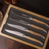 Laguiole en Aubrac 4-Piece Steak Knife Set / Juniper
