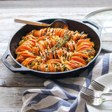Lodge Chef Collection Chef Pan with Loop Handles and Glass Lid / 30cm / 12"