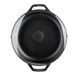 Lodge Chef Collection Chef Pan with Loop Handles and Glass Lid / 30cm / 12"