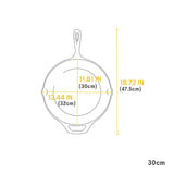 Lodge Chef Collection Cast Iron Skillet