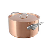 Mauviel M'150S Casserole with Copper Lid